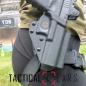 Preview: KUNDENFOTO - BLACK TRIDENT® - GLOCK 19 - OWB HOLSTER - "THOR" - SCHWARZ